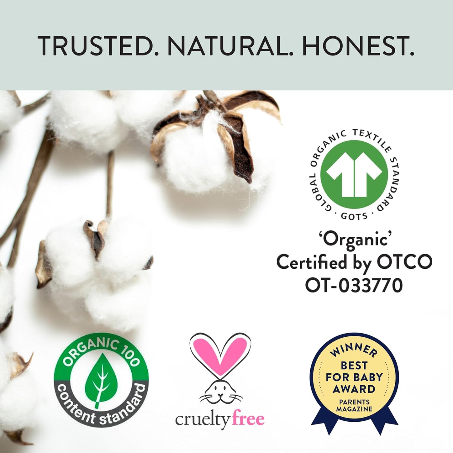 HonestBaby unisex-baby 3-pack Long Sleeve Side-snap Kimono Bodysuits Organic Cotton for Infant Baby Boys, Girls, Unisex