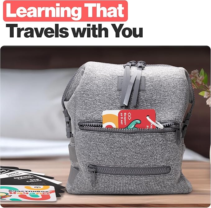 Happy Start High Contrast Baby Cards for Newborns - Black & White Cards, Water-Resistant, BPA-Free, Portable Educational Flashcards for Visual Stimulation, Award-Winning, Ages 0+ (English & Russian)