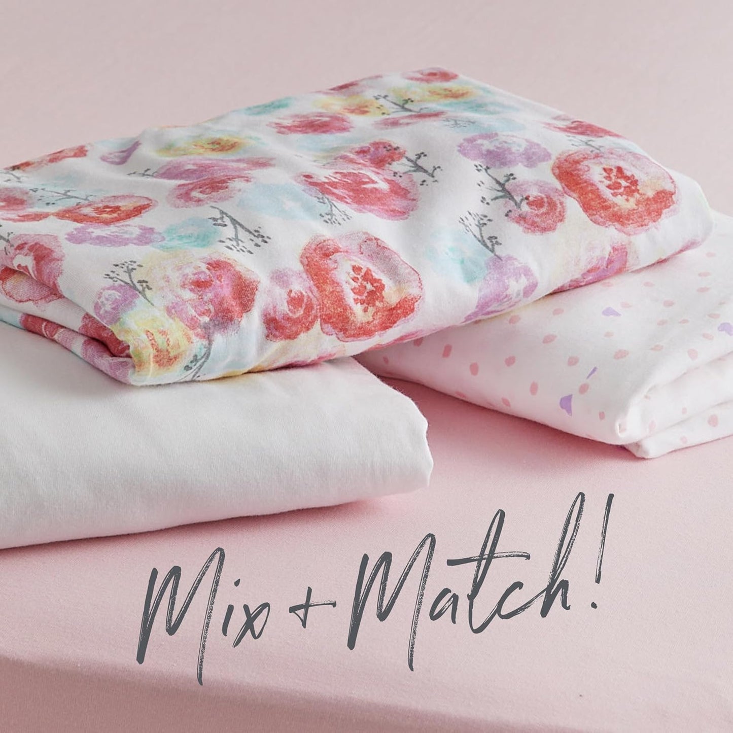 HonestBaby unisex-baby Fitted Crib Sheets Set Standard Mattress, 100% Organic Cotton Baby Boys, Girls, Neutral, 1 Pack - Light Blue, One Size