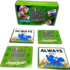 Sight Word Memory Game/Matching Game. Reading and Language Building for Grades Pre-Kindergarten Through Second Grade. Early Children's Reading Educational Game. Learn to Read (Second Grade)