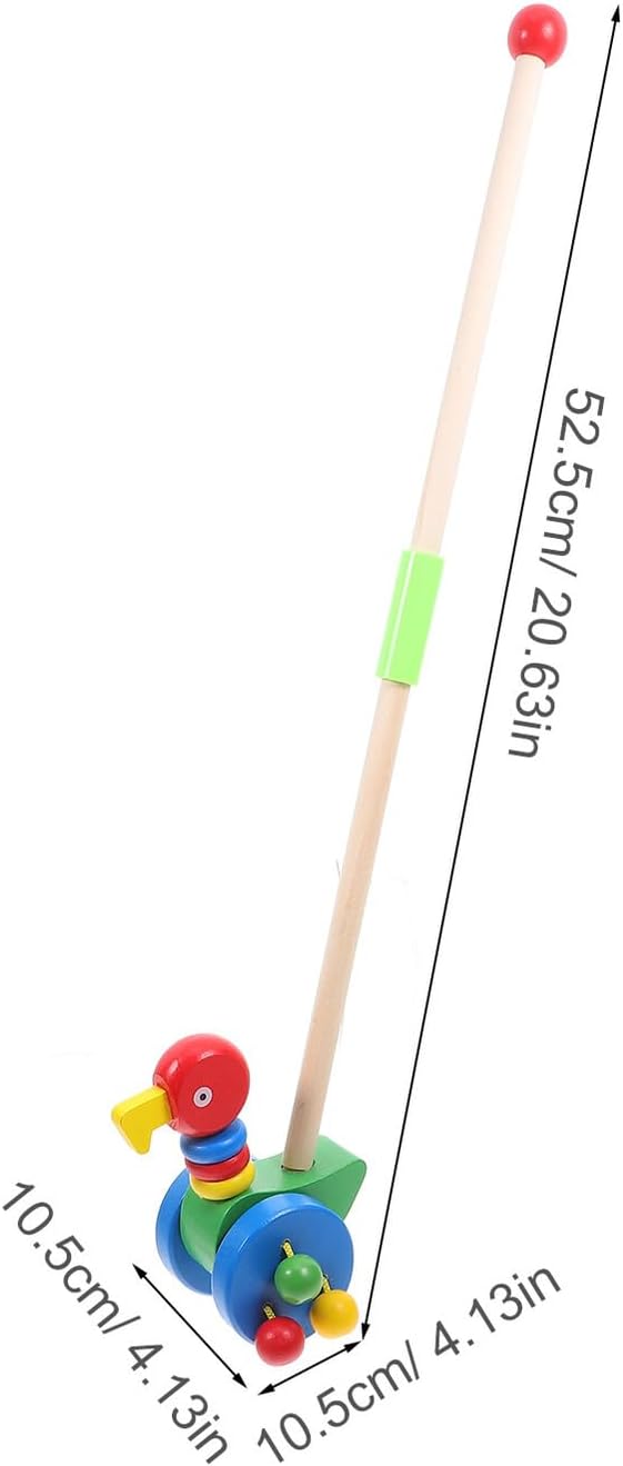 Uonlytech Push Walker with Cartoon Eagle Pattern Walking Aid for Safe Walker Gift for Shower and Birthday