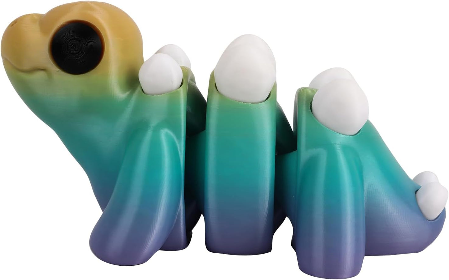 3D Printed Dinosaur with Flexible Articulated Joints, Fun Desk Toy for Stress and Anxiety Relief, Unisex Adults,Desktop Pet,Gift idea (Stegosaurus)