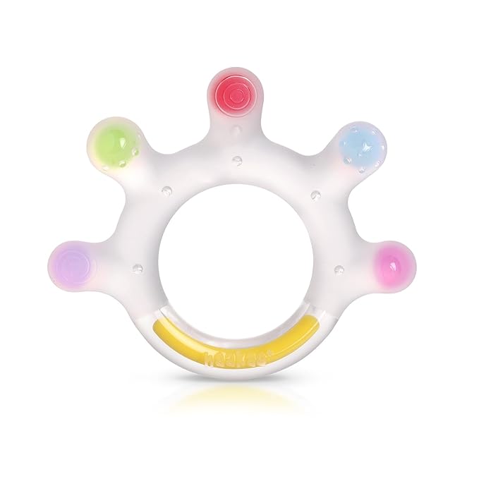 Haakaa Silicone Palm Teether, Baby Teething Toys, Food Grade Silicone Teethers for Babies 0-6 Months/6-12 Months, BPA Free Teething Relief Baby Chew Toys