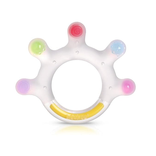 Haakaa Silicone Palm Teether, Baby Teething Toys, Food Grade Silicone Teethers for Babies 0-6 Months/6-12 Months, BPA Free Teething Relief Baby Chew Toys