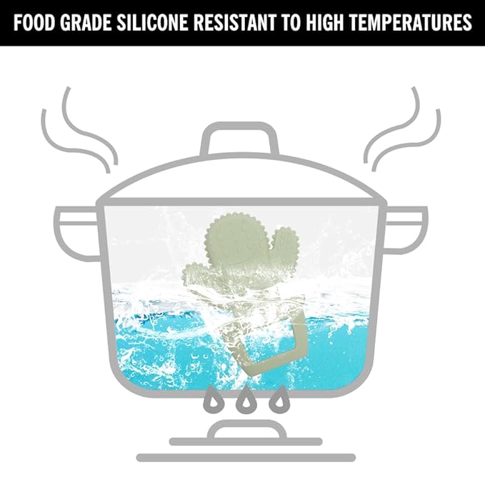 Baby Teething Toys,Food Grade Silicone Teether with One-Piece Pacifier Clip Holder,Shower Gift,Highly Effective Pain Relief for 3 Months+ Boy and Girl,BPA Free,Freezer Safe. (Yellow Cactus)