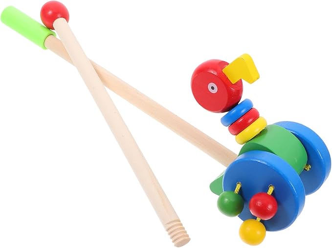 Uonlytech Push Walker with Cartoon Eagle Pattern Walking Aid for Safe Walker Gift for Shower and Birthday