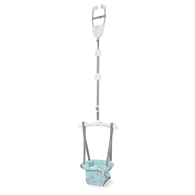 Bright Starts Disney Baby Winnie The Pooh Activity Door Jumper, Once Upon a Bounce, Toy Bar, Melodies & Vibrations, Newborn+