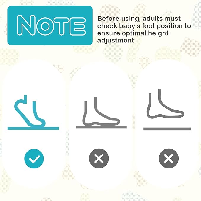 BABY JOY Baby Jumpers and Bouncers, Infant Activity Center with Music Lights Sounds, 360° Rotating Seat and 3 Adjustable Heights, Baby Play and Learning Center for 6-12 Months