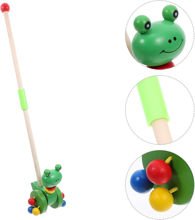 FAVOMOTO Walker Cartoon Animal Design Safe Push Walker for Boy Girl Learning to Walk Gift for Boys