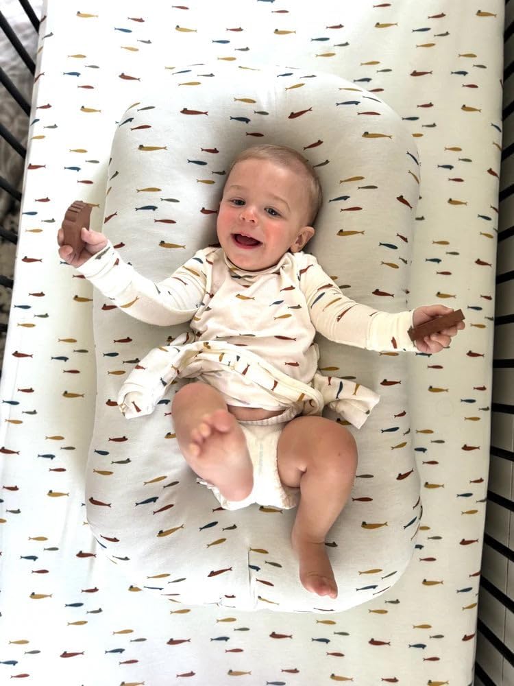 GUNAMUNA Unisex Baby Toddler Ultra-Soft Convertible Pajama, Footie or Romper Sleeper with Diaper Zipper, Newborn to 24 Months