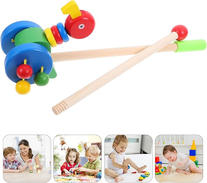 Uonlytech Push Walker with Cartoon Eagle Pattern Walking Aid for Safe Walker Gift for Shower and Birthday