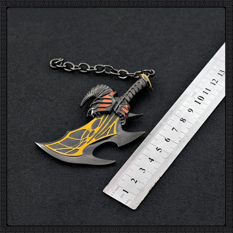 God of War Ragnarök Kratos Blades of Chaos Action Figures Game Toy Collection Keychain Desk Decoration Backpack Pendant Gift