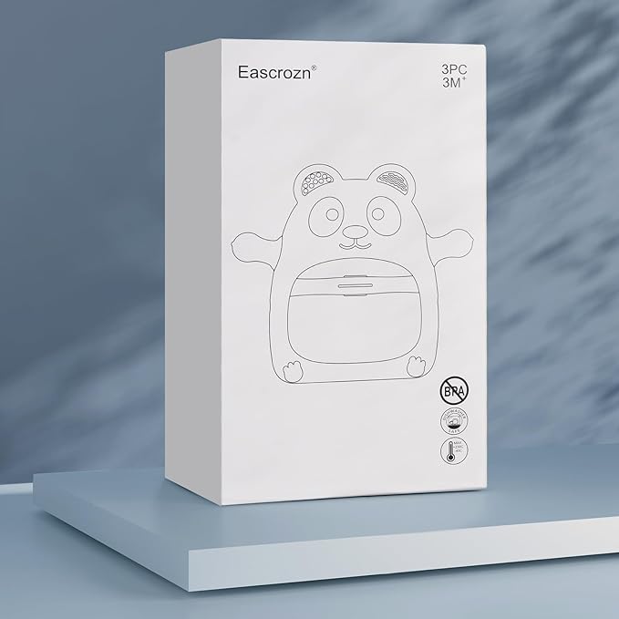 3 Pack Baby Teething Toys 3 Months+, Silicone Teething Mitten for Babies Anti Drop Wrist Hand Teether, Baby Chew Toys for Sucking Needs