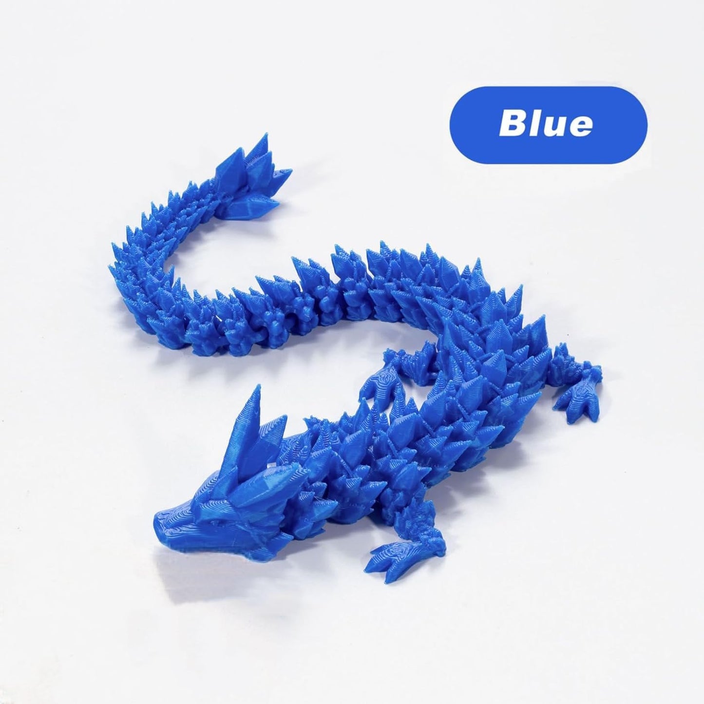 3D Printed Dragon in Egg, Full Articulated Dragon Crystal Dragon with Dragon Egg， Home Office Decor Executive Desk Toys, Adults Fidget Toys for Autism ADHD，3D Printed Gift