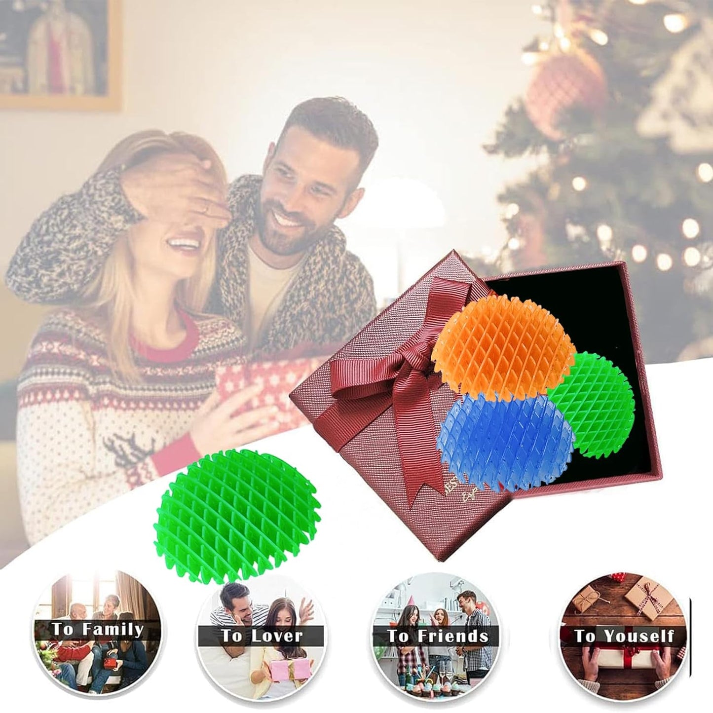 3Pcs Fidget Worm Toy, Cool Toy Worm Big Fidget Toy, Green Cute Worm Shaped Ornament, Funny Pocket Worm Fidget Toy Weird Sensory Toy Portable for Adults Children