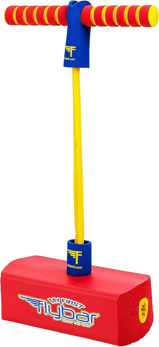 Flybar My First Foam Pogo Jumper for Kids Fun and Safe Pogo Stick for Toddlers, Durable Foam and Bungee Jumper for Ages 3 and up, Supports up to 250lbs