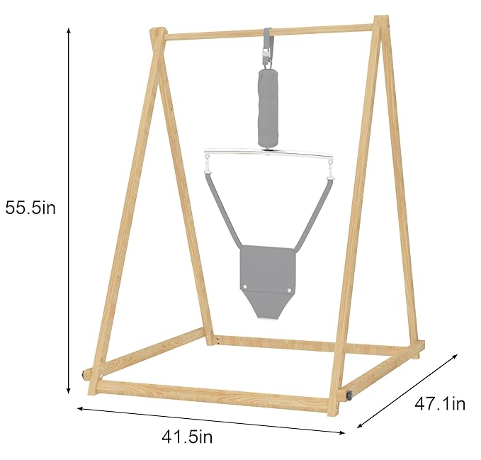 Avenlur Tulip Baby Bouncer - Foldable Baby Jumper with Stand - Self Standing Bouncer for Children 6 Months to 3 Years - Baby Bouncer Seat (Gray)