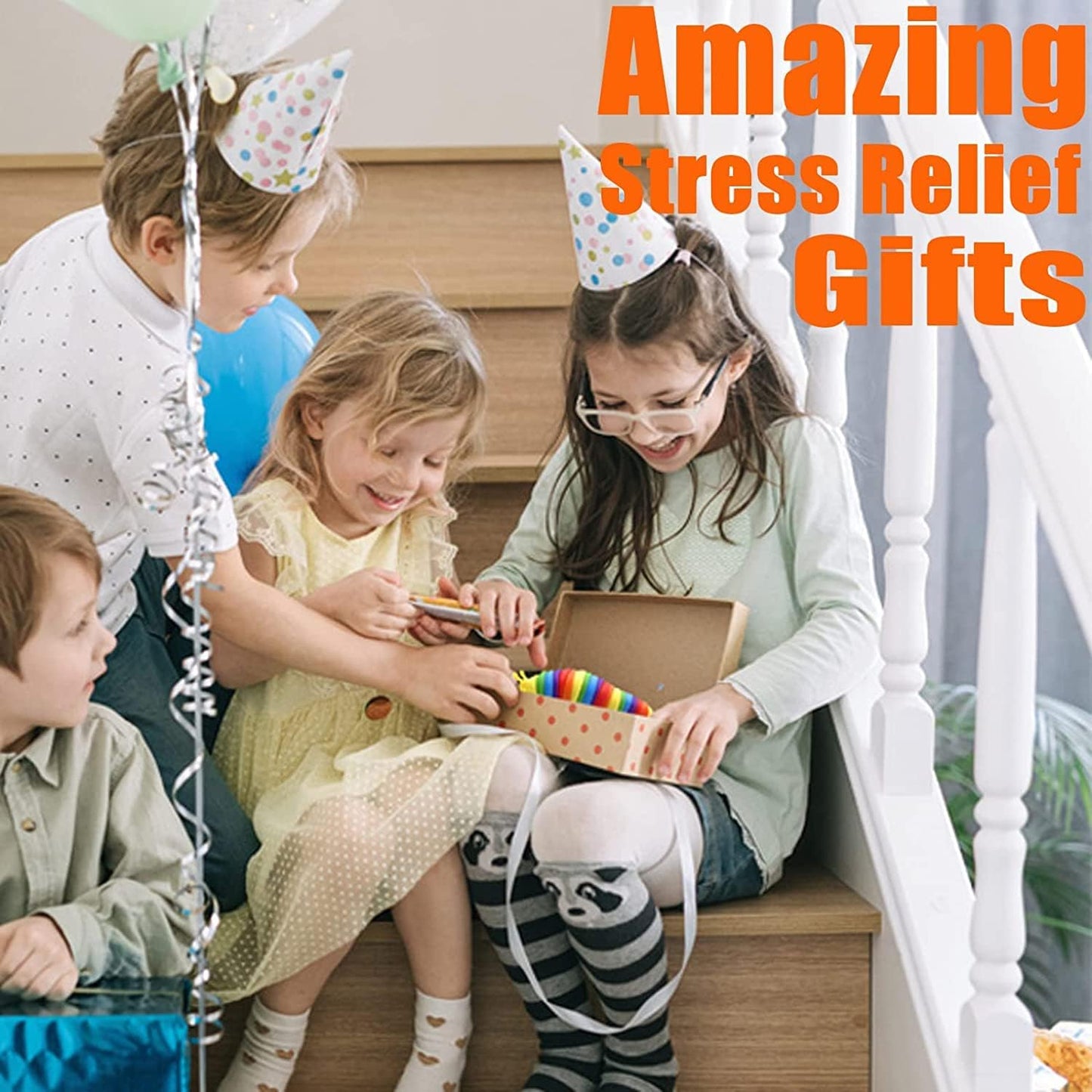 IFiwin Fidget Slug, Sensory Slug Fidget Toys for Autistic Kids & Adults, Autism Sensory Toys, Fidget Stress Toys, Christmas Stocking Stuffers, Birthday Gifts Party Favors