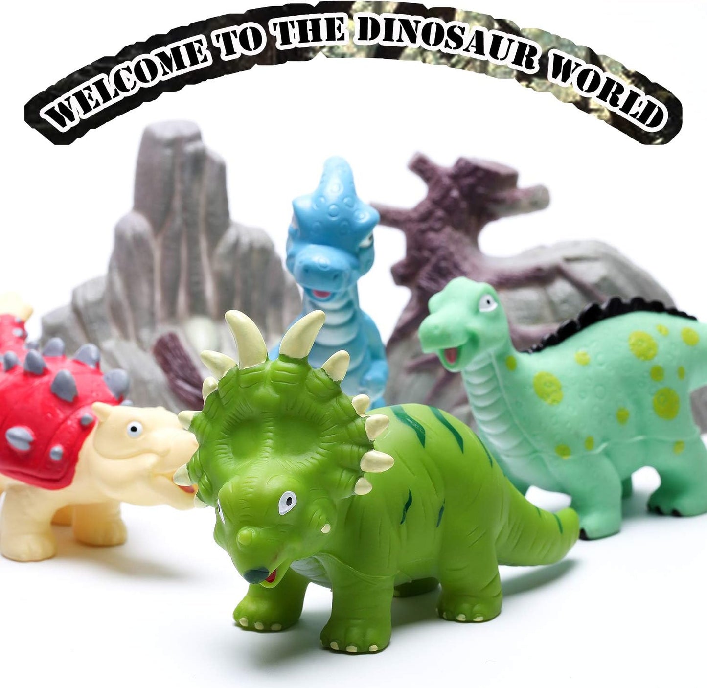Hely Cancy Dinosaur Bath Toys - Squirt & Pool Toys for Kids