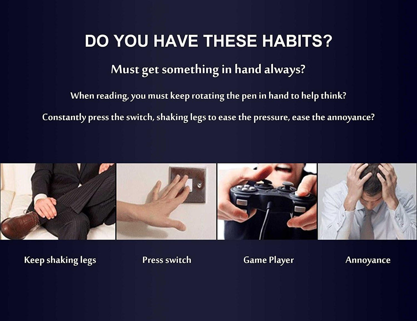 12 Sided Fidget Toys,Fidget Dodecagon Toys Anti-Anxiety,Relieves Stress and Autism for Kids ,Teens and Adults(White/A2)