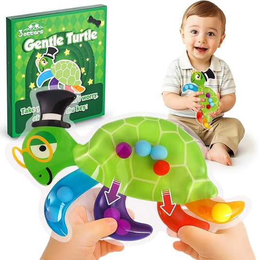 3 otters Color Sorting Toy, Matching Games for Toddlers Sensory Fidget Toy for Kids Fine Motor Matching Games for Preschool Gifts Activities Travel Essential Christmas Stock Stuffering