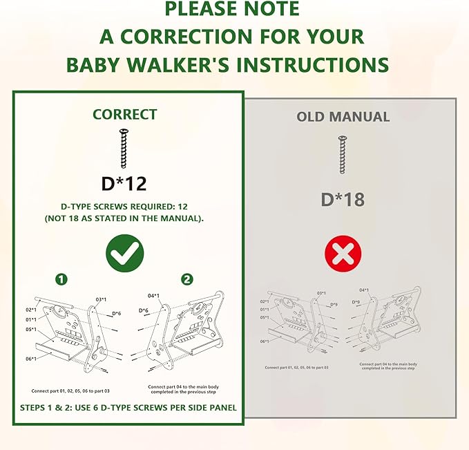 Wooden Baby Walker, Push Walker for Baby Girl 6-12 Months, Montessori Walker Push Toy for Toddlers Learning to Walk