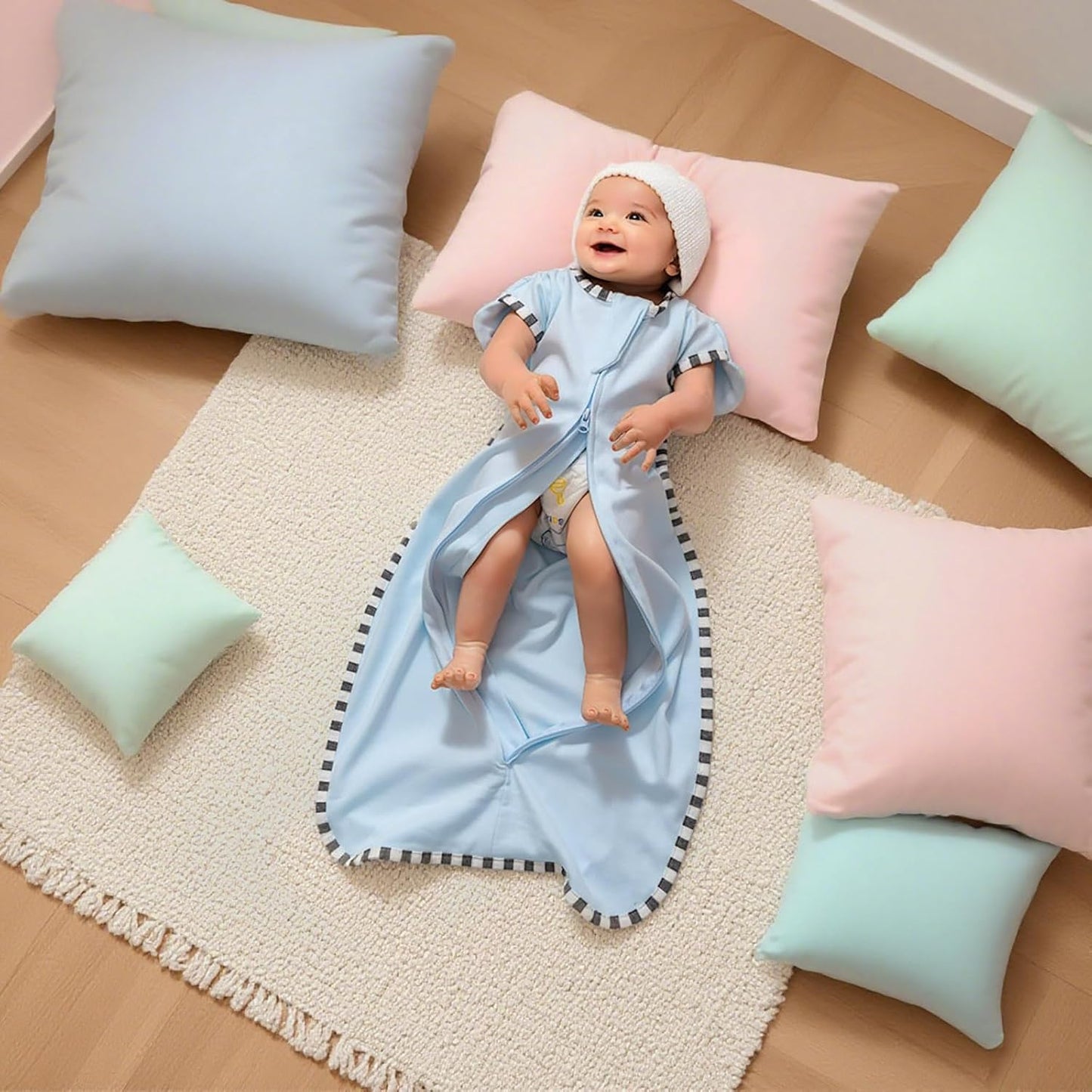 2-Pack Baby Transition Swaddle Set, Breathable Infant Sleep Sack, Soft Swaddling Sack for Boy Girl