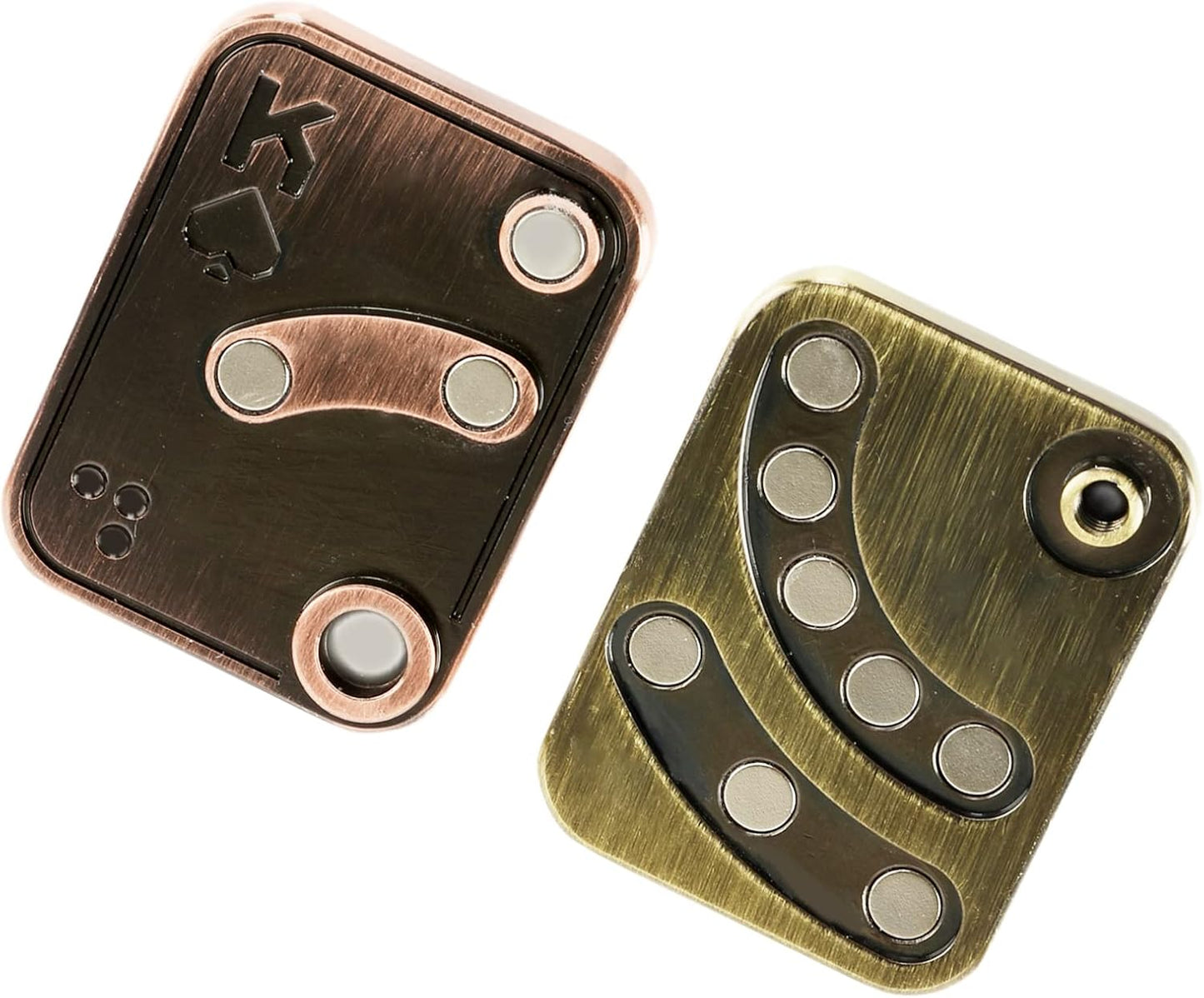 3 Pack Fidget Toys Adults Magnetic Fidget Slider Metal Fidget Toys Magnetic Fidget Slider Toys EDC Fidget Toys for Adults Anxiety Stress Relief Office Desk Toys(Poker Fidget Slider K+A+Joker)