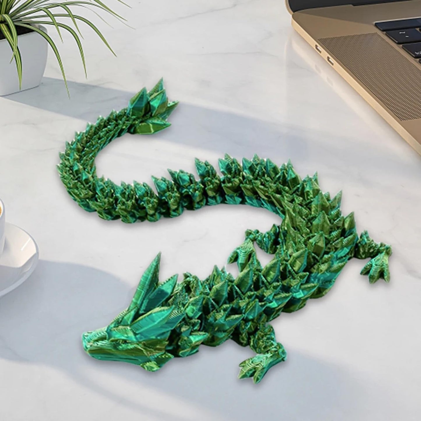 3D Printed Dragon-Flying Articulated Dragon|3D Printed Dragon Eggs with Dragon Inside|Eco-Friendly Crystal Dragon-Mystery Dragon Egg,Adults Fidget Toys for Autism ADHD (Flying Dragon/Laser Red)