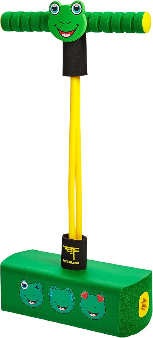 Flybar My First Foam Pogo Jumper for Kids Fun and Safe Pogo Stick for Toddlers, Durable Foam and Bungee Jumper for Ages 3 and up, Supports up to 250lbs