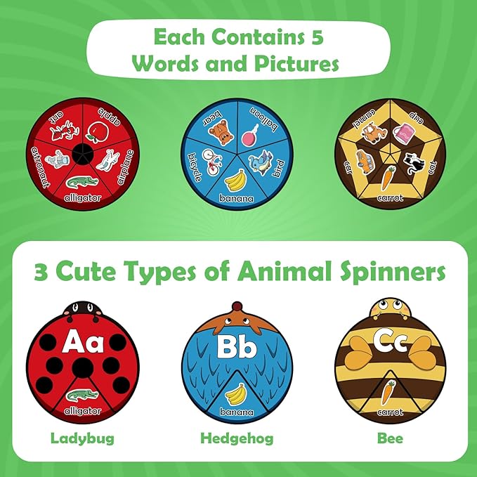 Alphabet Cards, Alphabet Learning Toys, ABC Learning for Toddlers, Letter Matching Game, Sight Words, Kindergarten Preschool Learning Activities, Montessori Educational Toy for Kids