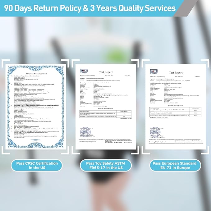 FUNLIO Baby Jumper with Stand for 6-24 Months, Toddler Jumper for Indoor/Outdoor Play, Infant for Baby Girl/Boy, with Adjustable Chain, Easy to Assemble & Store (with Stand) - Black