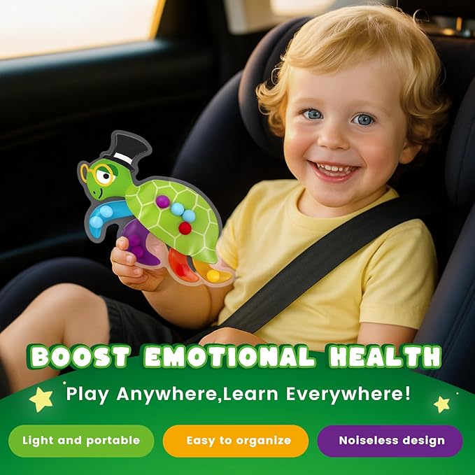 3 otters Color Sorting Toy, Matching Games for Toddlers Sensory Fidget Toy for Kids Fine Motor Matching Games for Preschool Gifts Activities Travel Essential Christmas Stock Stuffering