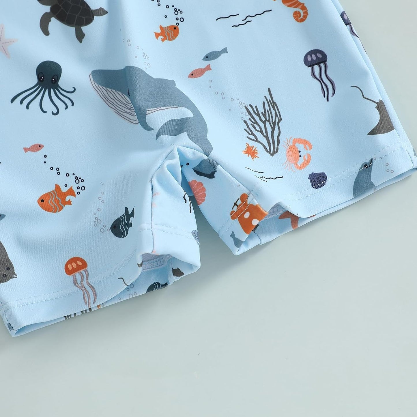 Hnyenmcko Baby/Toddler Boy Rash Guard Swimsuit Long Sleeve One Piece Zipper Swimwear Sunsuit Infant Bathing Suit Beachwear