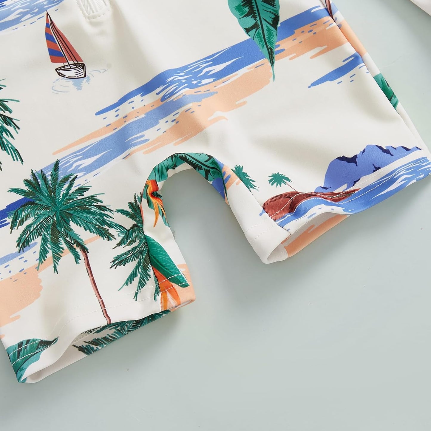 Hnyenmcko Baby/Toddler Boy Rash Guard Swimsuit Long Sleeve One Piece Zipper Swimwear Sunsuit Infant Bathing Suit Beachwear