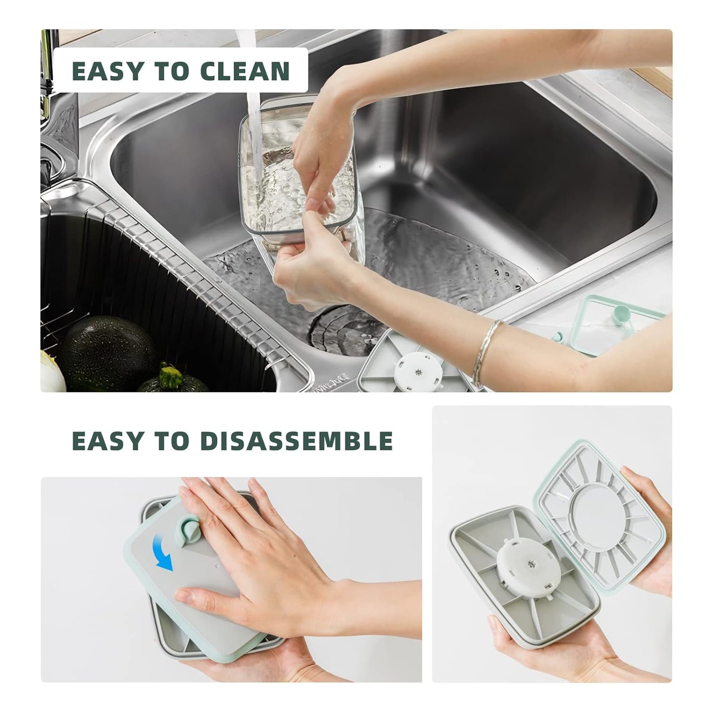 1700ml Airtight Formula Container Pop Up Milk Powder Container Formula Dispenser, 21OZ, 1.32LB, 600g, Brown