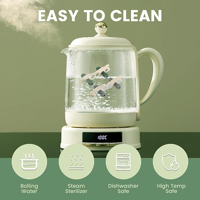 Baby Teething Toys Silicone Car Teether for Baby BPA Free Sensory Chew Toy (Green)