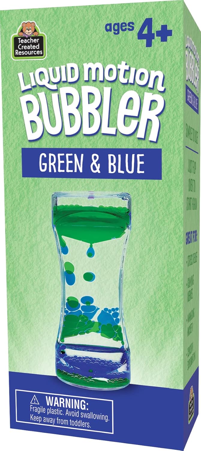 Green & Blue Liquid Motion Bubbler