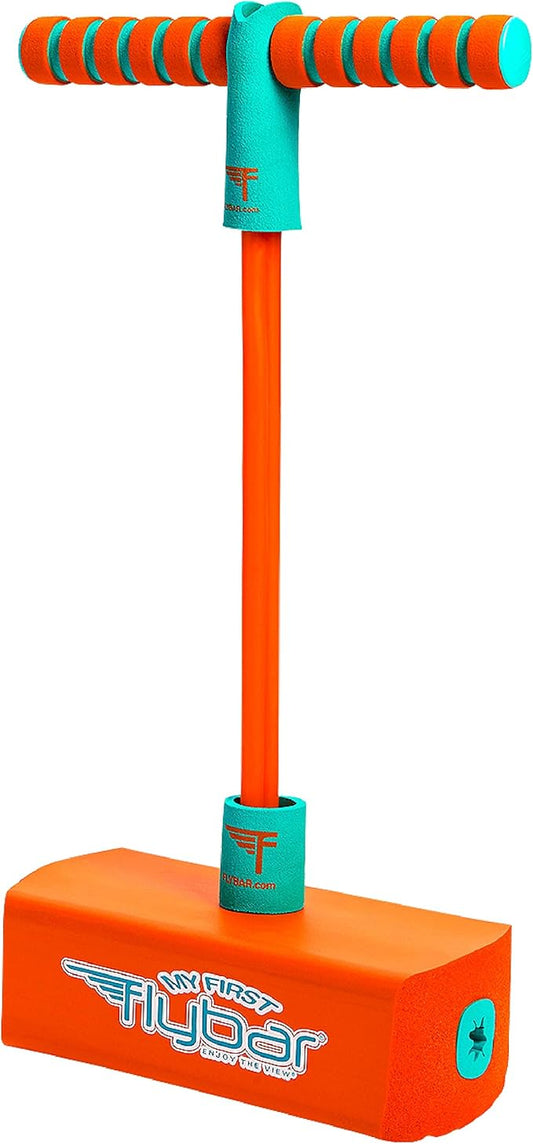 Flybar My First Foam Pogo Jumper for Kids Fun and Safe Pogo Stick for Toddlers, Durable Foam and Bungee Jumper for Ages 3 and up, Supports up to 250lbs