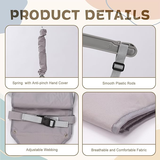 2 in 1 Baby Jumper with Swing, Baby Swing Indoor and Outdoor Use, Baby Jumpers and Bouncers, Toddler Swing with Foldable Stand