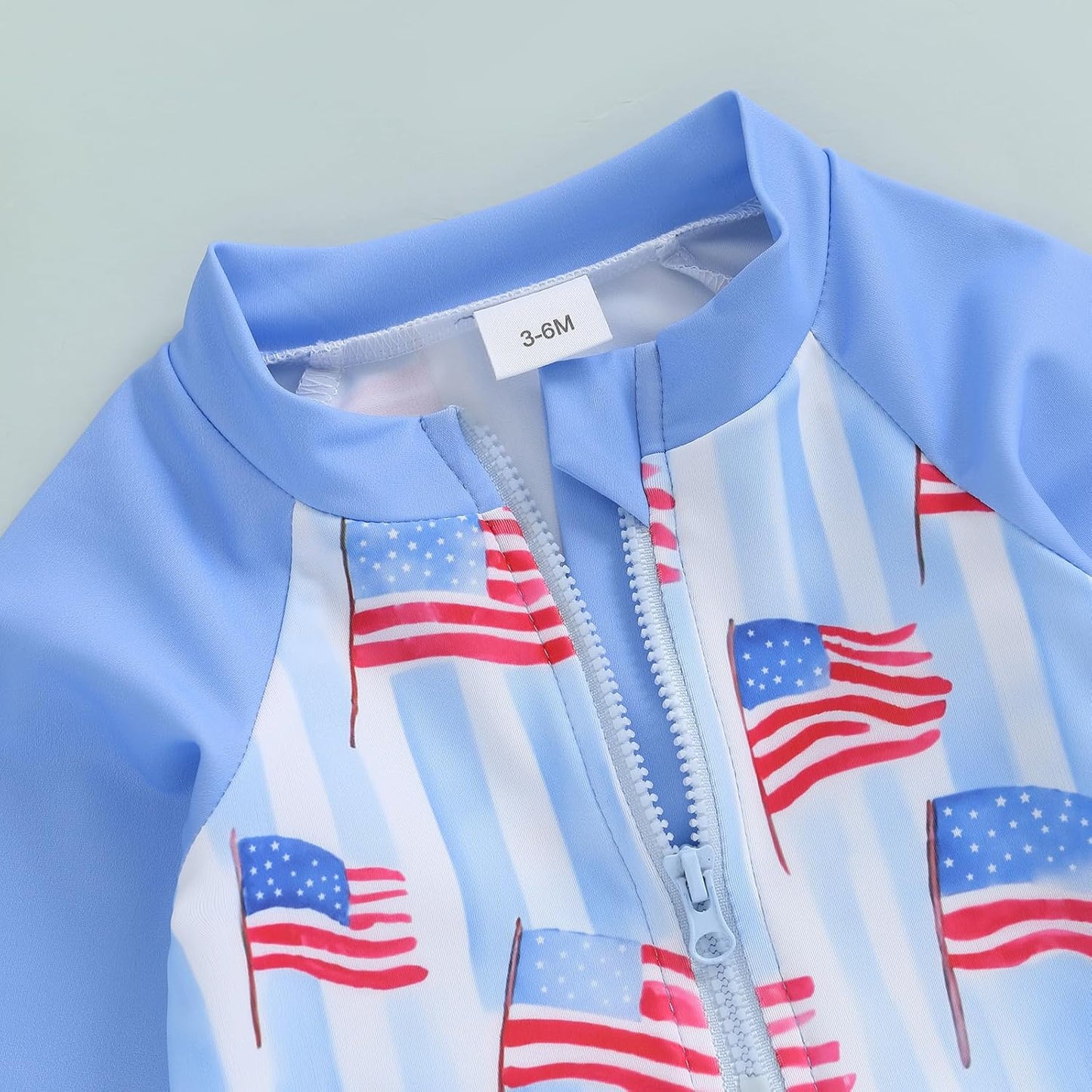 Hnyenmcko Baby/Toddler Boy Rash Guard Swimsuit Long Sleeve One Piece Zipper Swimwear Sunsuit Infant Bathing Suit Beachwear