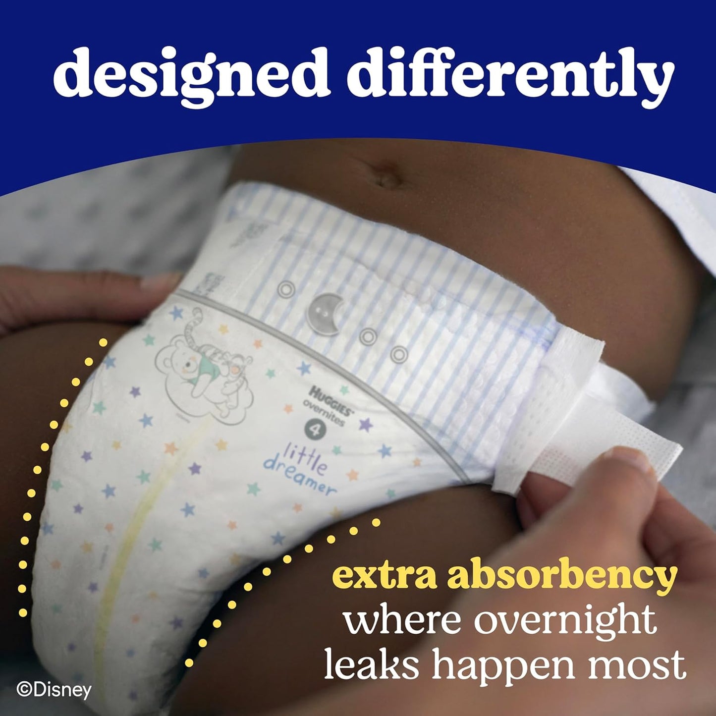 Huggies Size 6 Overnites Baby Diapers: Overnight Diapers, Size 6 (35+ lbs), 84 Ct (2 Packs of 42), Packaging May Vary