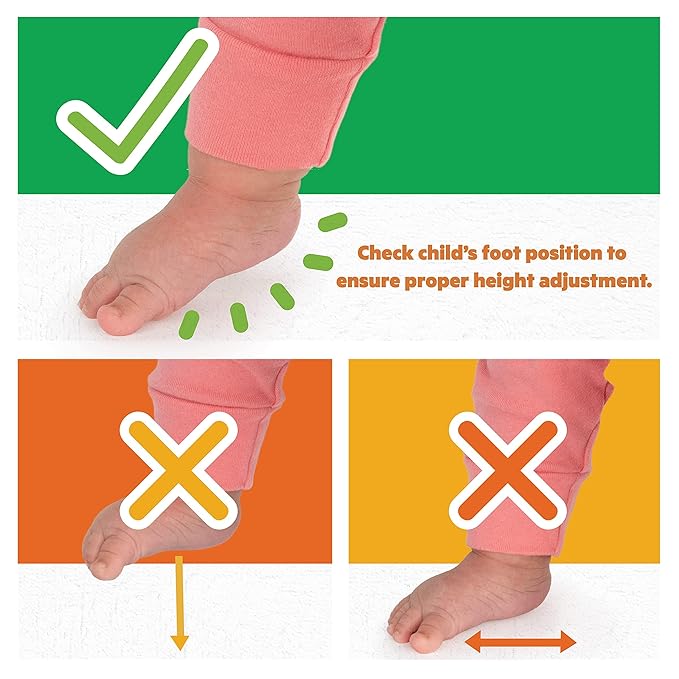 Bright Starts Disney Baby Finding Nemo Sea of Activities Baby Activity Center Jumper with Interactive Toys, Lights, Songs & Sounds, 6-12 Months (Blue)