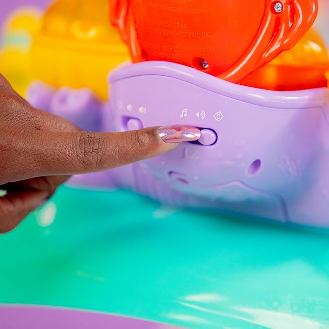 Bright Starts Disney The Little Mermaid Sea of Activities Baby Activity Jumper with Interactive Toys, Lights & Music with Disney Princess Ariel, 6-12 Months (Blue)