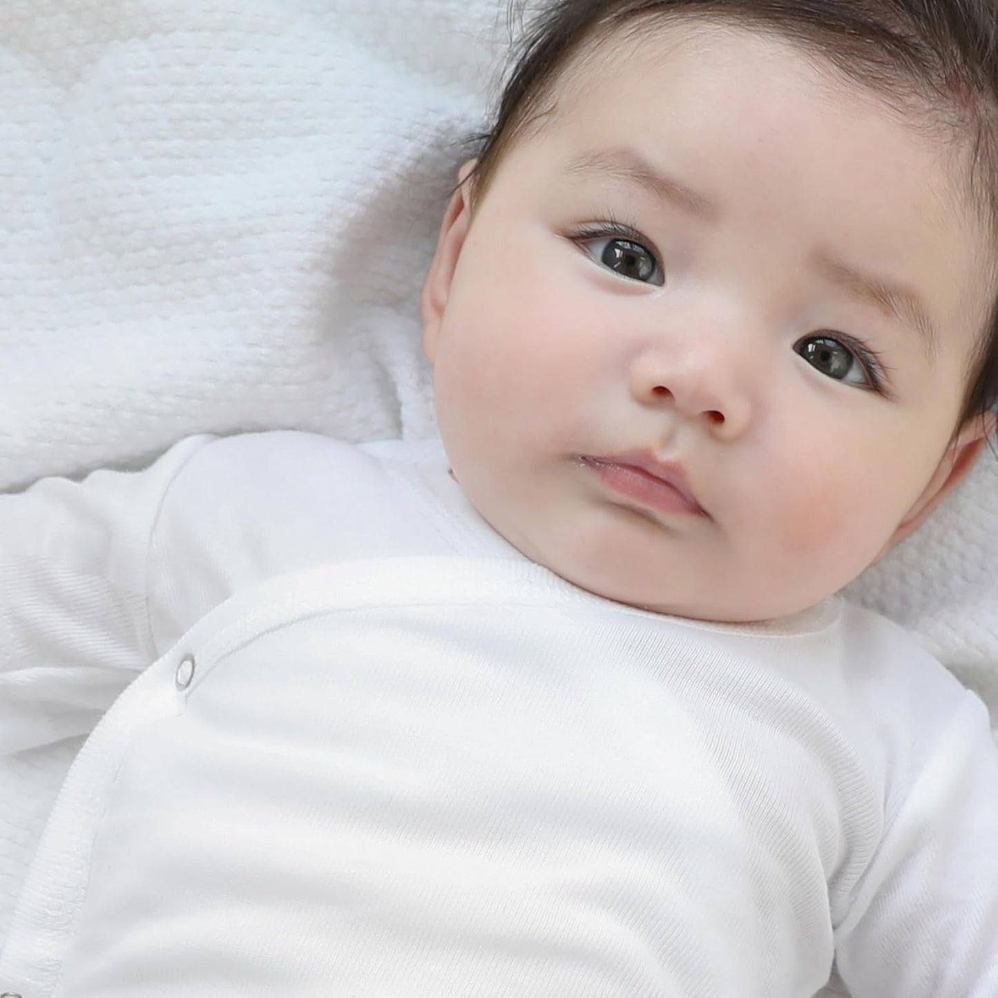 HonestBaby unisex-baby 3-pack Long Sleeve Side-snap Kimono Bodysuits Organic Cotton for Infant Baby Boys, Girls, Unisex