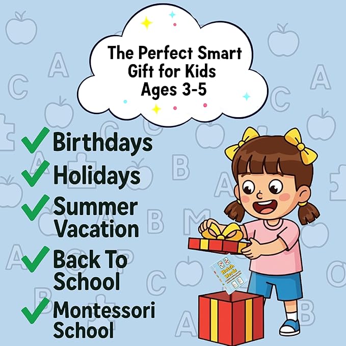 Match Words - Montessori-Inspired Early Reading Game for Ages 3-5 - Sight Words Matching Game - Preschool and Kindergarten Learning Activities - 1+ Players - More Fun Than Phonics Flash Cards