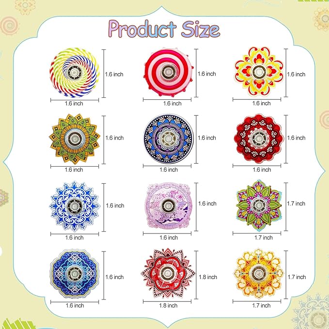 40 Pack Mini Fidget Spinner Toys Bulk Party Favors Christmas Stocking Goodie Bag Stuffers Gifts,Stress Relief Sensory Toys for Kids Teens Adults Autisms,Treasure Box Toy for Classroom Prizes Supplies