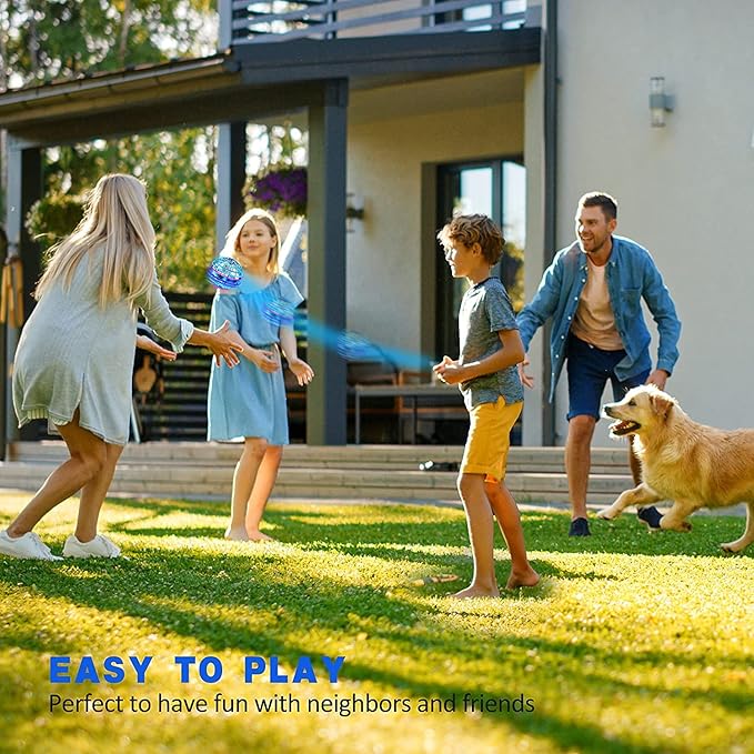 2025 Flying Orb Ball Toy,Cosmic Globe Boomerang Hover Ball Galactic Fidget Spinner, Hand Drone Orbit, Cool Toys Gift for 6 7 8 9 10+ Year Old Boys Girls Teens Outdoor Toys(Blue)