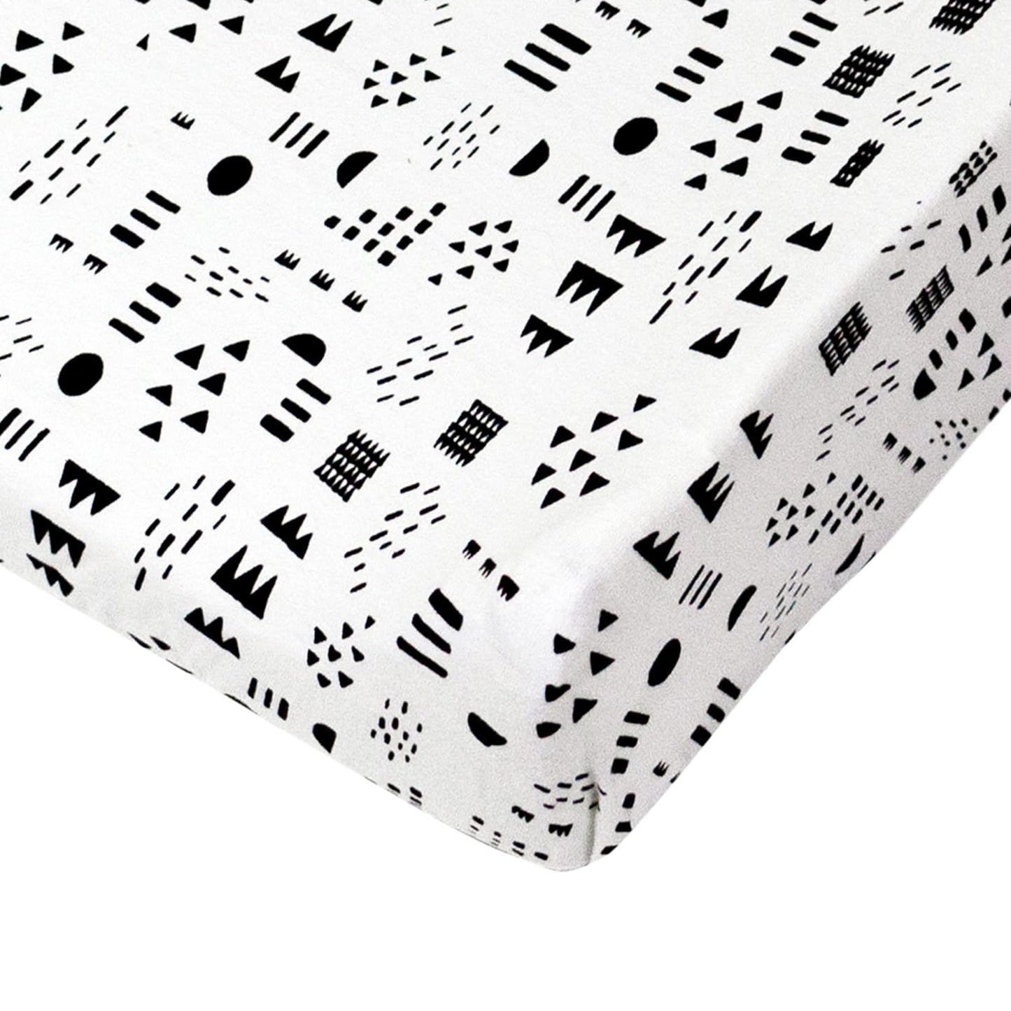 HonestBaby Organic Cotton Changing Pad Cover, Pattern Play, One Size