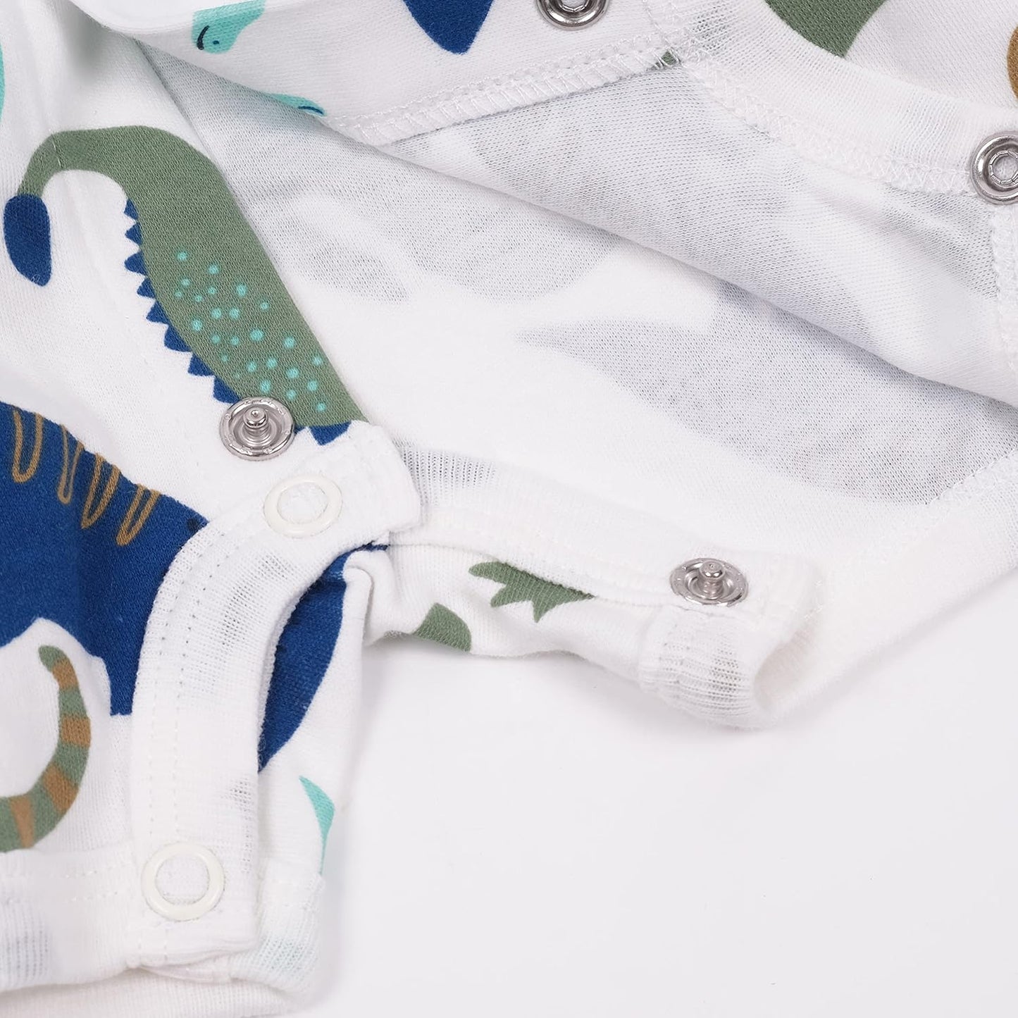 3-Pack 100% Cotton Baby Boy Rompers,0-24Months Short Sleeve Toddler Romper,Breathable Spring/Summer Clothes